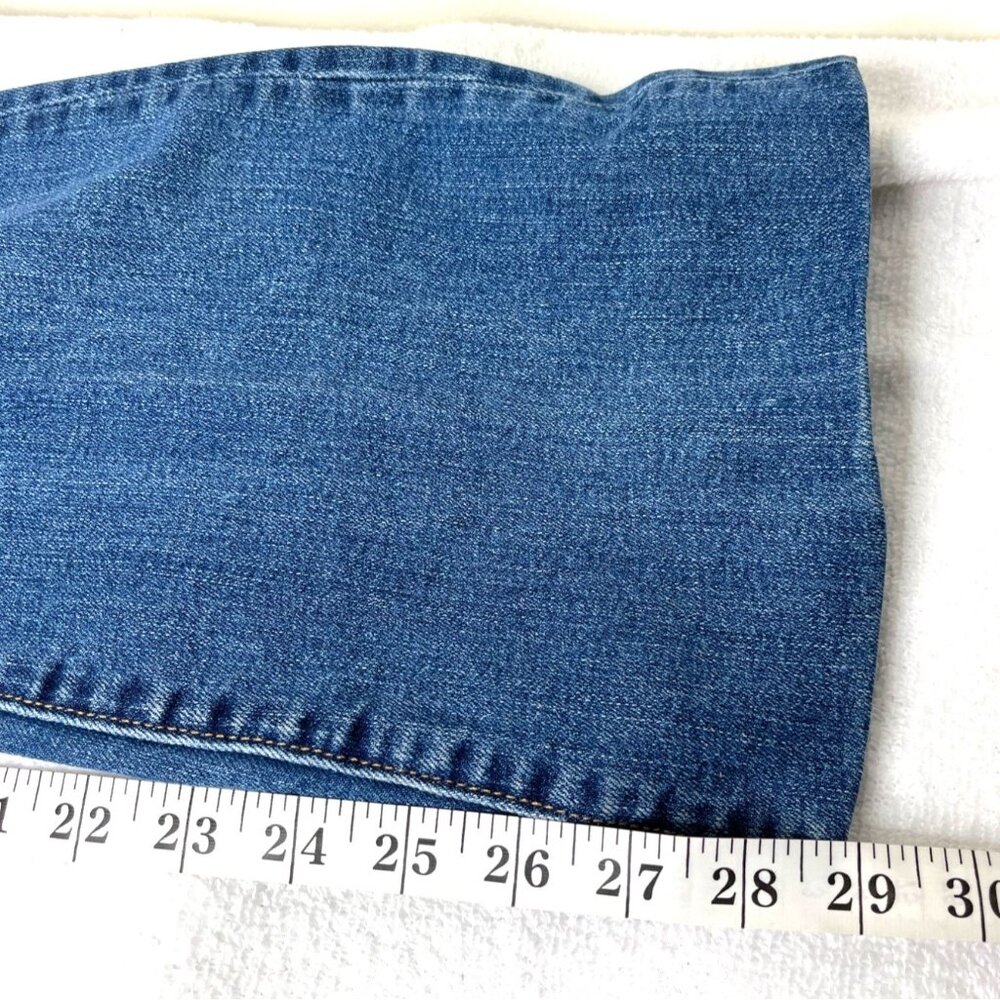 GAP 1969  Size 27R Blue Cotton Blend CURVY Stretch Selvedge Jeans 84b - Picture 6 of 11